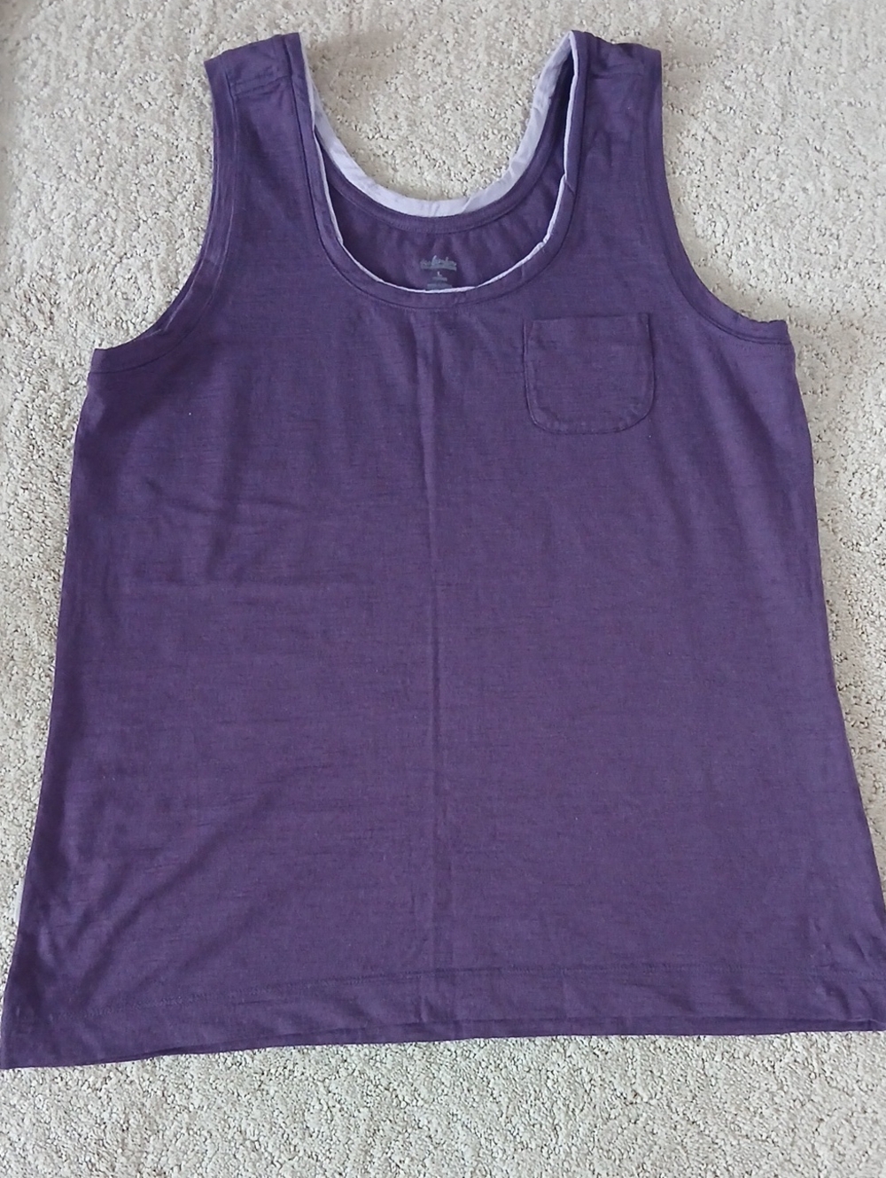 Icebreaker Purple Women's Tank Top *FLAW.